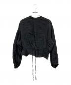 MACPHEEマカフィー）の古着「ラミー ウエストギャザーブラウス」｜グレー