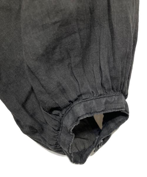 MACPHEE（マカフィー）MACPHEE (マカフィー) ラミー ウエストギャザーブラウス グレー サイズ:36の古着・服飾アイテム