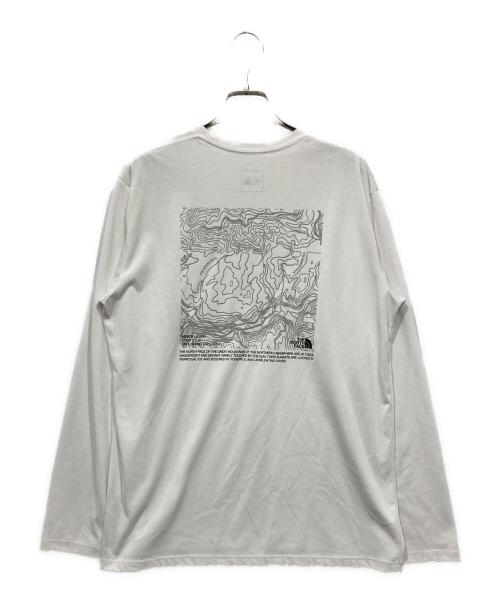 THE NORTH FACE（ザ ノース フェイス）THE NORTH FACE (ザ ノース フェイス) ロングスリーブカットソー / ロングスリーブヨセミテトポティー ホワイト サイズ:Mの古着・服飾アイテム