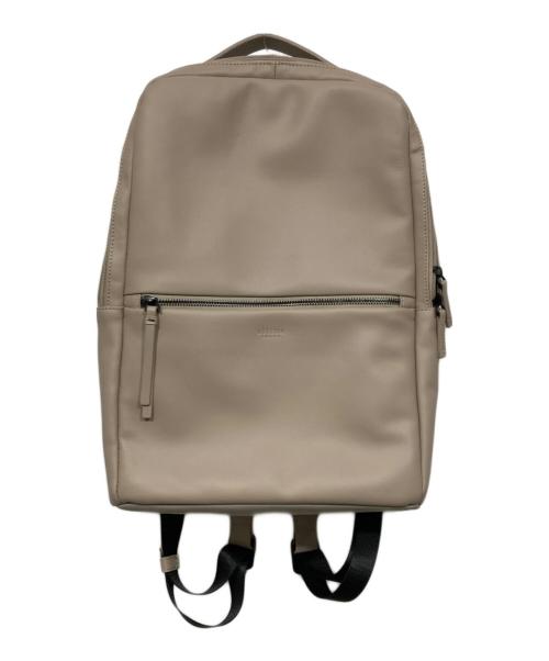 ultima tokyo（ウルティマトーキョー）ultima tokyo (ウルティマトーキョー) レザーリュック ベージュの古着・服飾アイテム