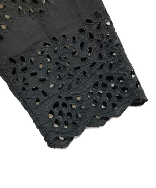 theory（セオリー）theory (セオリー) カットワークワンピース ブラックの古着・服飾アイテム