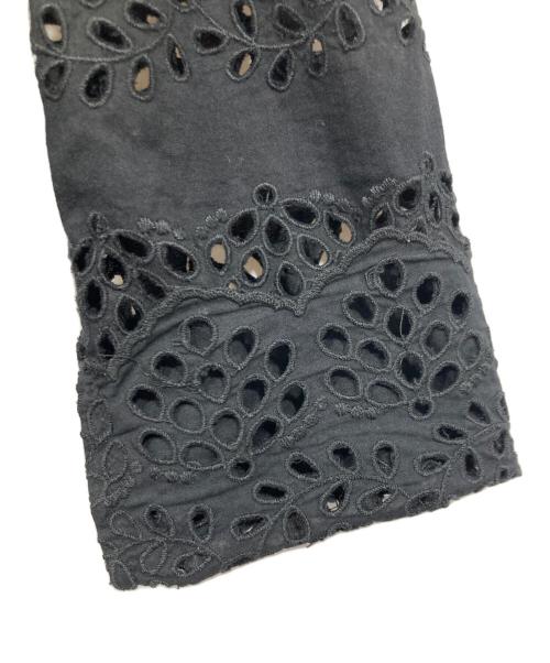 theory（セオリー）theory (セオリー) カットワークワンピース ブラックの古着・服飾アイテム