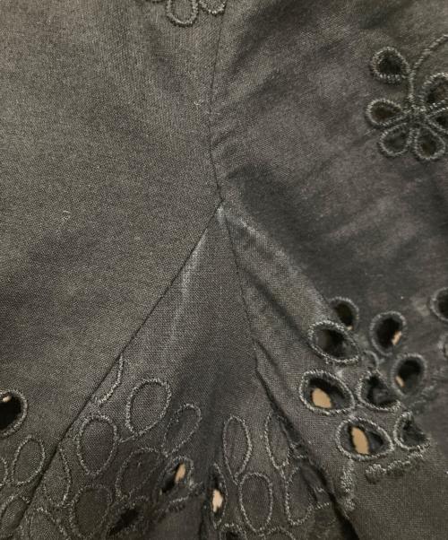 theory（セオリー）theory (セオリー) カットワークワンピース ブラックの古着・服飾アイテム