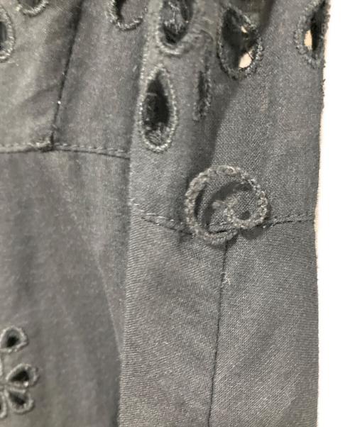 theory（セオリー）theory (セオリー) カットワークワンピース ブラックの古着・服飾アイテム