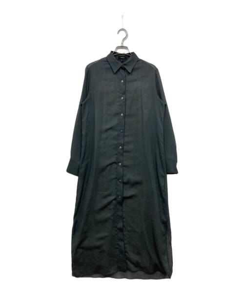theory（セオリー）theory (セオリー) シャツワンピース グレー サイズ:2の古着・服飾アイテム
