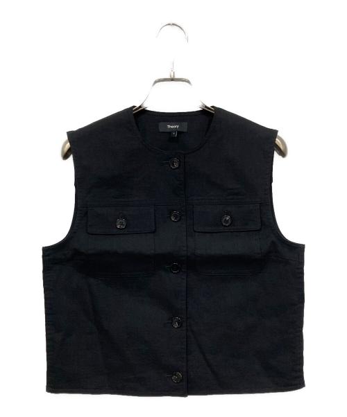 theory（セオリー）theory (セオリー) トラッカーベスト ブラック サイズ:2の古着・服飾アイテム