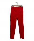 theoryセオリー）の古着「ECO CRUNCH WASH TREECA PULL ON GZパンツ」｜レッド