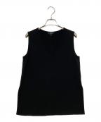 theoryセオリー）の古着「スリーブレスブラウス」｜ブラック