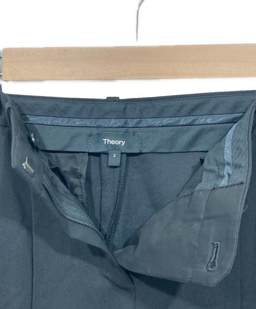 theory（セオリー）theory (セオリー) タックスラックス ブラック サイズ:2の古着・服飾アイテム