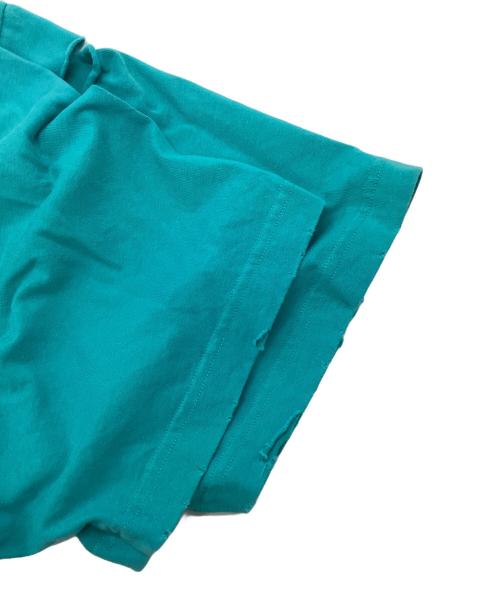 BALENCIAGA（バレンシアガ）BALENCIAGA (バレンシアガ) Caps Destroyed Flatground Tee ブルー サイズ:XXSの古着・服飾アイテム