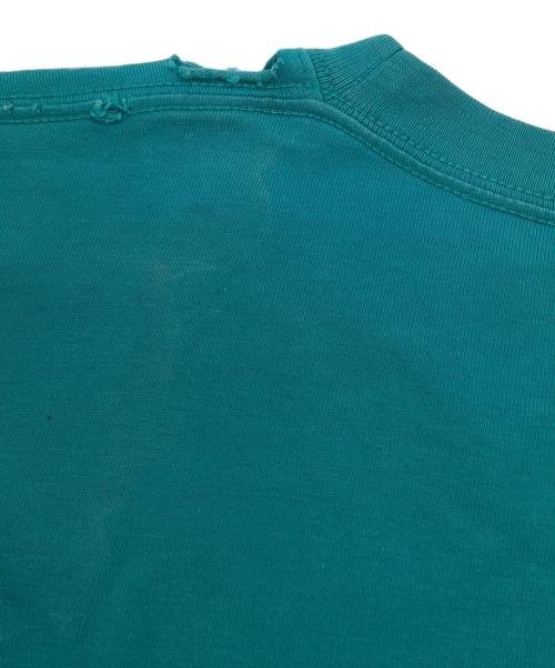 BALENCIAGA（バレンシアガ）BALENCIAGA (バレンシアガ) Caps Destroyed Flatground Tee ブルー サイズ:XXSの古着・服飾アイテム