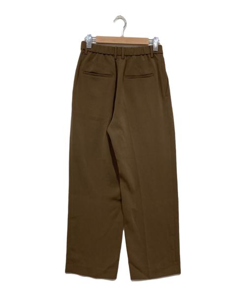 BEAUTY&YOUTH（ビューティーアンドユース）BEAUTY&YOUTH (ビューティーアンドユース) タックワイドストレートパンツ ブラウン サイズ:SIZE Lの古着・服飾アイテム