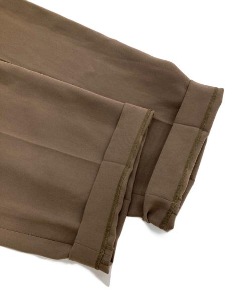 BEAUTY&YOUTH（ビューティーアンドユース）BEAUTY&YOUTH (ビューティーアンドユース) タックワイドストレートパンツ ブラウン サイズ:SIZE Lの古着・服飾アイテム