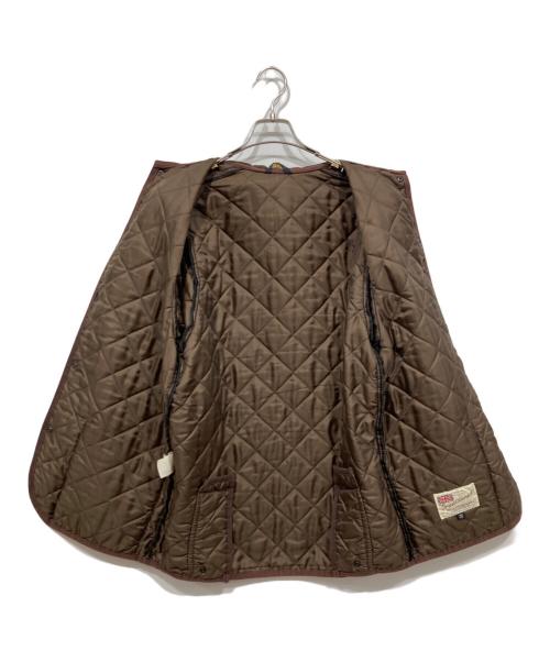 Traditional Weatherwear（トラディショナルウェザーウェア）Traditional Weatherwear (トラディショナルウェザーウェア) キルティングコート ブラウン サイズ:SIZE Mの古着・服飾アイテム