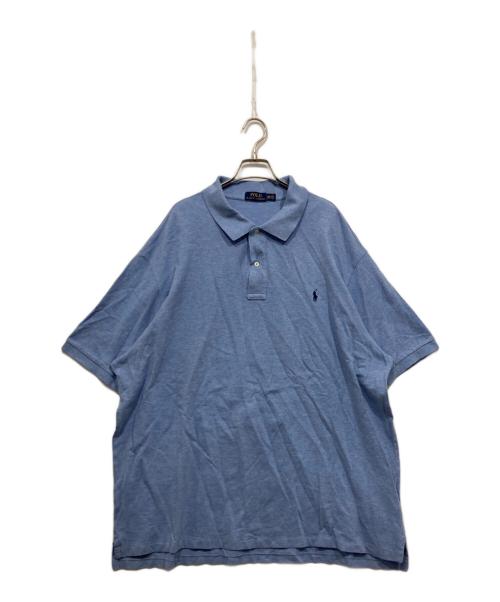 POLO RALPH LAUREN（ポロ・ラルフローレン）POLO RALPH LAUREN (ポロ・ラルフローレン) ポロシャツ ブルー サイズ:3XLの古着・服飾アイテム