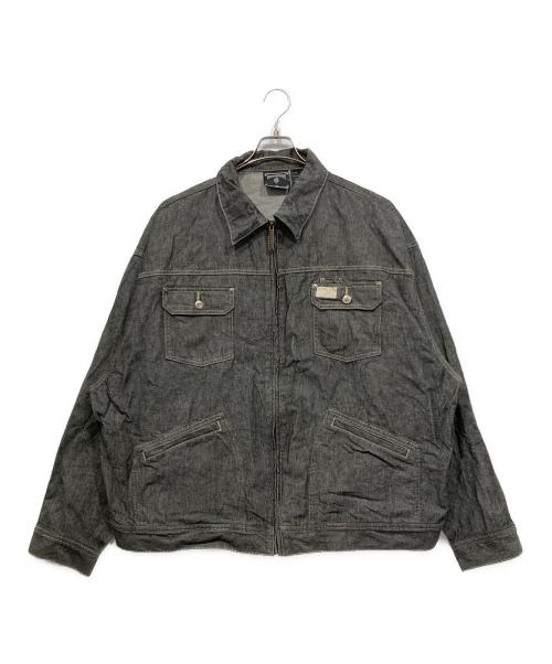 ROCA WEAR（ロカウェア）ROCA WEAR (ロカウェア) デニムジャケット グレー サイズ:3XLの古着・服飾アイテム