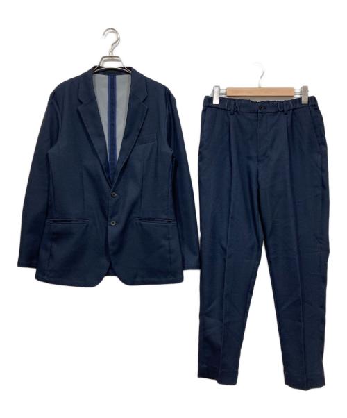 TOKYO RUN（トウキョウ ラン）TOKYO RUN (トウキョウ ラン) ストレッチトラベルスーツ ネイビー サイズ:Mの古着・服飾アイテム