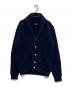 BAFY（バフィー）の古着「金釦ショールカラーニットカーディガン」｜ネイビー