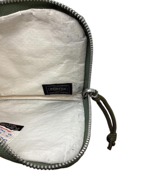 PORTER（ポーター）PORTER (ポーター) GOOD OL' (グッドオル) キルティングミニショルダーポーチ グリーンの古着・服飾アイテム