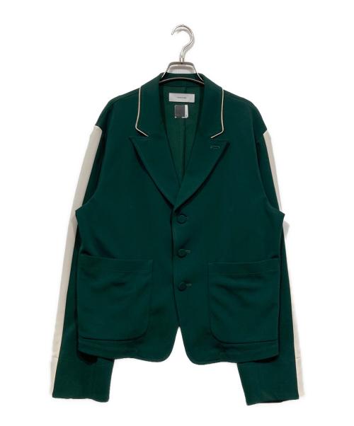 FACETASM（ファセッタズム）FACETASM (ファセッタズム) 袖ラインジャケット グリーン サイズ:5の古着・服飾アイテム