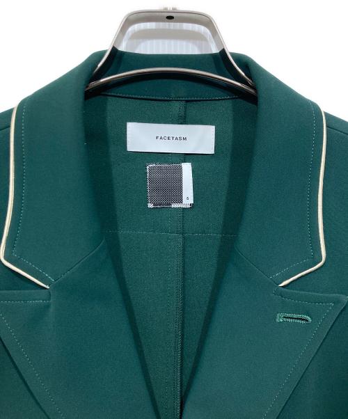 FACETASM（ファセッタズム）FACETASM (ファセッタズム) 袖ラインジャケット グリーン サイズ:5の古着・服飾アイテム