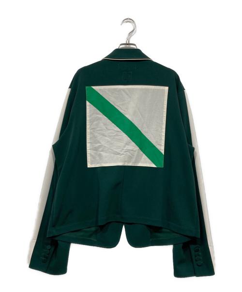 FACETASM（ファセッタズム）FACETASM (ファセッタズム) 袖ラインジャケット グリーン サイズ:5の古着・服飾アイテム