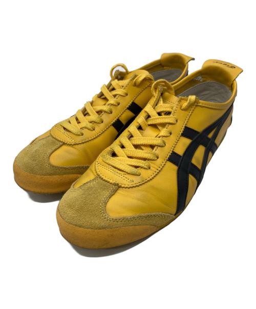 Onitsuka Tiger（オニツカタイガー）Onitsuka Tiger (オニツカタイガー) ローカットスニーカー イエロー サイズ:27cmの古着・服飾アイテム