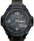 CASIOカシオ）の古着「クロノグラフ/G-SHOCK」｜ブラック×ブルー