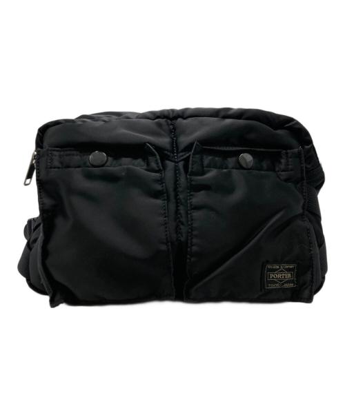 PORTER（ポーター）PORTER (ポーター) ウエストバッグ ブラックの古着・服飾アイテム