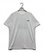 THE NORTH FACEザ ノース フェイス）の古着「S/S Square Mountain Logo Tee」｜ホワイト