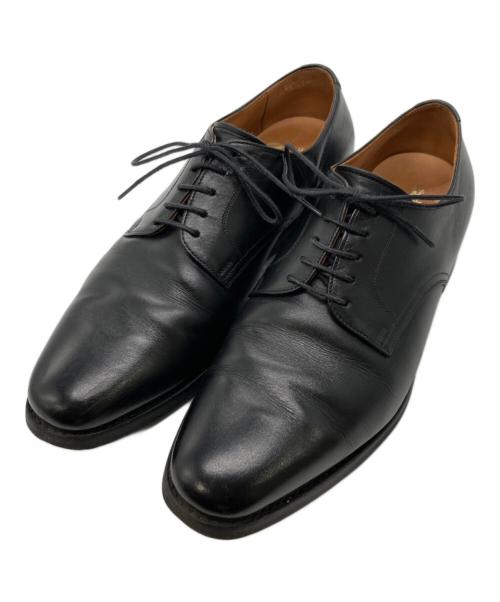 SCOTCH GRAIN（スコッチグレイン）SCOTCH GRAIN (スコッチグレイン) プレーントゥシューズ ブラック サイズ:24.5cmの古着・服飾アイテム