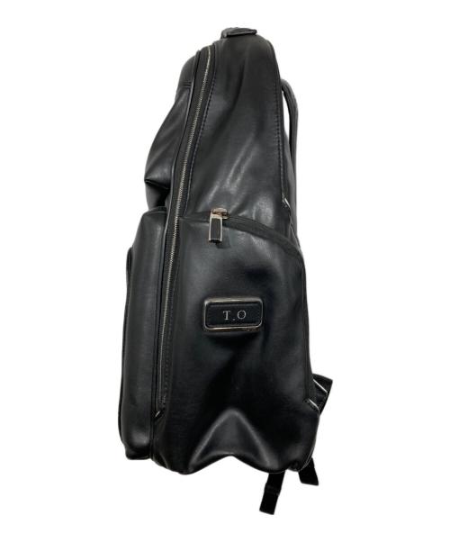 TUMI（トゥミ）TUMI (トゥミ) レザーリュック ブラックの古着・服飾アイテム