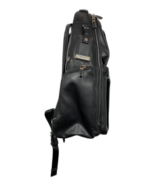 TUMI（トゥミ）TUMI (トゥミ) レザーリュック ブラックの古着・服飾アイテム