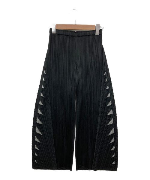 PLEATS PLEASE（プリーツプリーズ）PLEATS PLEASE (プリーツプリーズ) プリーツパンツ ブラック サイズ:2の古着・服飾アイテム