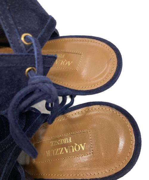 AQUAZZURA（アクアズーラ）aquazzura (アクアズーラ) ヒールパンプス ネイビー サイズ:35 1/2の古着・服飾アイテム