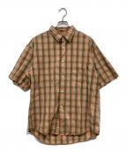 stussyステューシー）の古着「チェックシャツ」｜ブラウン