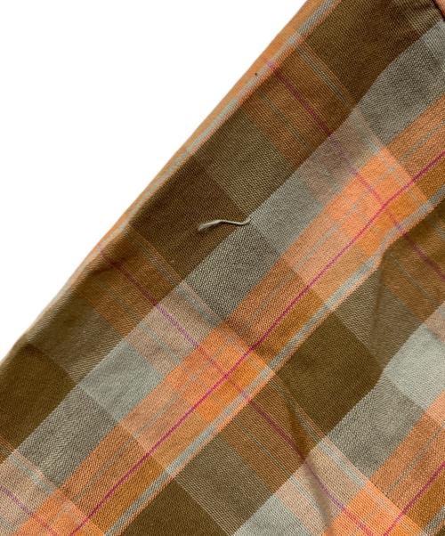 stussy（ステューシー）stussy (ステューシー) チェックシャツ ブラウン サイズ:Ｍの古着・服飾アイテム