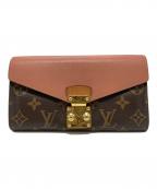 LOUIS VUITTONルイ ヴィトン）の古着「ポルトフォイユパラス 長財布」｜ブラウン×ピンク