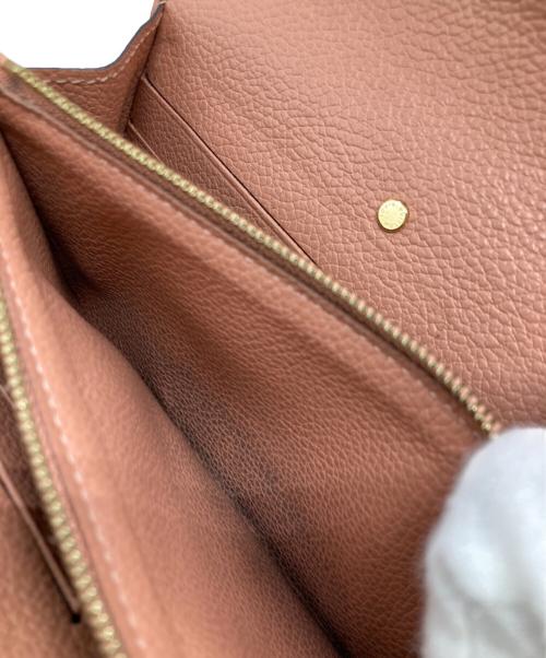 LOUIS VUITTON（ルイ ヴィトン）LOUIS VUITTON (ルイ ヴィトン) ポルトフォイユパラス 長財布 ブラウン×ピンクの古着・服飾アイテム