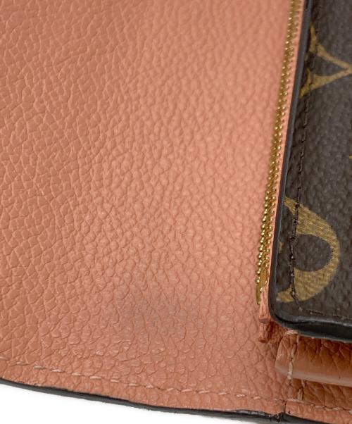 LOUIS VUITTON（ルイ ヴィトン）LOUIS VUITTON (ルイ ヴィトン) ポルトフォイユパラス 長財布 ブラウン×ピンクの古着・服飾アイテム