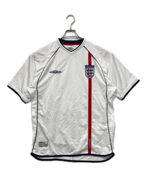 UMBRO（アンブロ）UMBRO (アンブロ) 半袖ゲームシャツ ホワイト サイズ:Lの古着・服飾アイテム