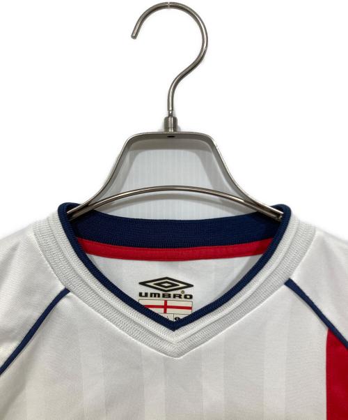 UMBRO（アンブロ）UMBRO (アンブロ) 半袖ゲームシャツ ホワイト サイズ:Lの古着・服飾アイテム