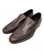 GEOXジオックス）の古着「レザースリッポン」｜ブラウン