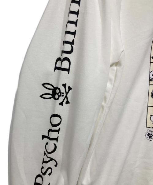 Psycho Bunny（サイコ バニー）Psycho Bunny (サイコ バニー) ロングスリーブカットソー ホワイト サイズ:Mの古着・服飾アイテム
