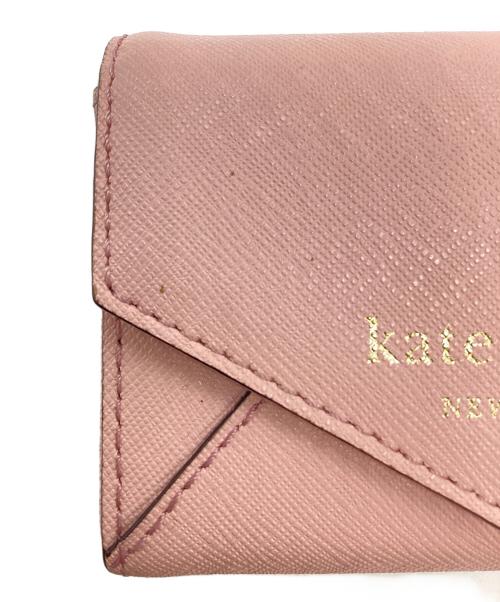 Kate Spade（ケイトスペード）Kate Spade (ケイトスペード) カードケース ピンクの古着・服飾アイテム