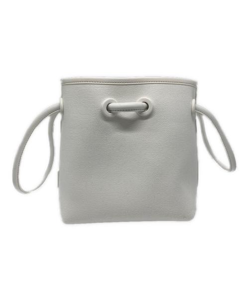 VASIC（ヴァジック）VASIC (ヴァジック) キャンバス ハンドバッグ /  BOND MINI CANVAS ホワイトの古着・服飾アイテム