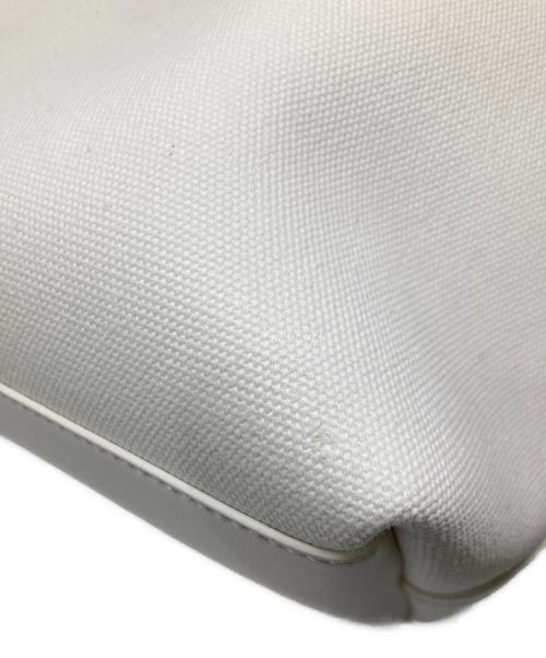 VASIC（ヴァジック）VASIC (ヴァジック) キャンバス ハンドバッグ /  BOND MINI CANVAS ホワイトの古着・服飾アイテム