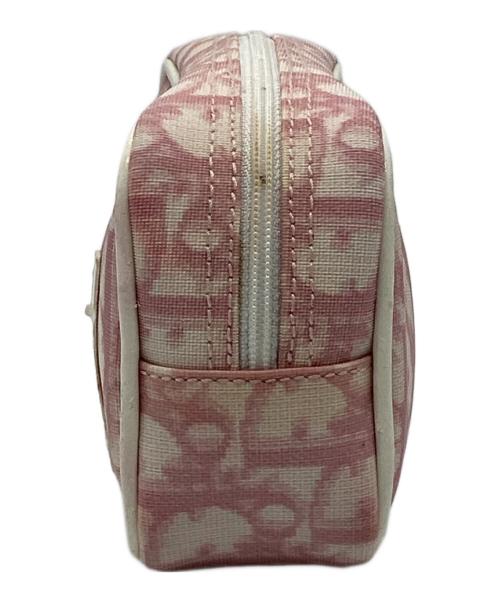 Christian Dior（クリスチャン ディオール）Christian Dior (クリスチャン ディオール) トロッター コスメポーチ ピンクの古着・服飾アイテム