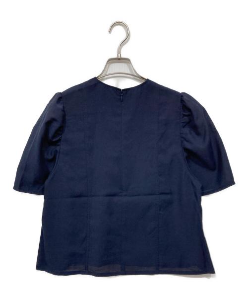 forme（フォルメ）forme (フォルメ) パフスリーブブラウス ネイビー サイズ:Freeの古着・服飾アイテム