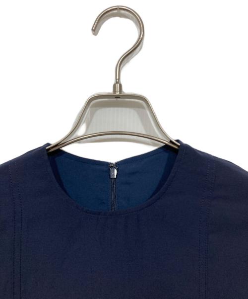 forme（フォルメ）forme (フォルメ) パフスリーブブラウス ネイビー サイズ:Freeの古着・服飾アイテム